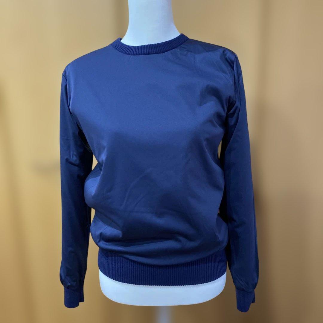 【超美品】BEAMS GOLF 防風コーティングネイビー セーター