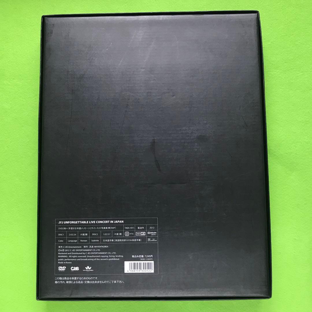 初回限定◾️2011 JYJ UNFORGETTABLE LIVE CONCERT