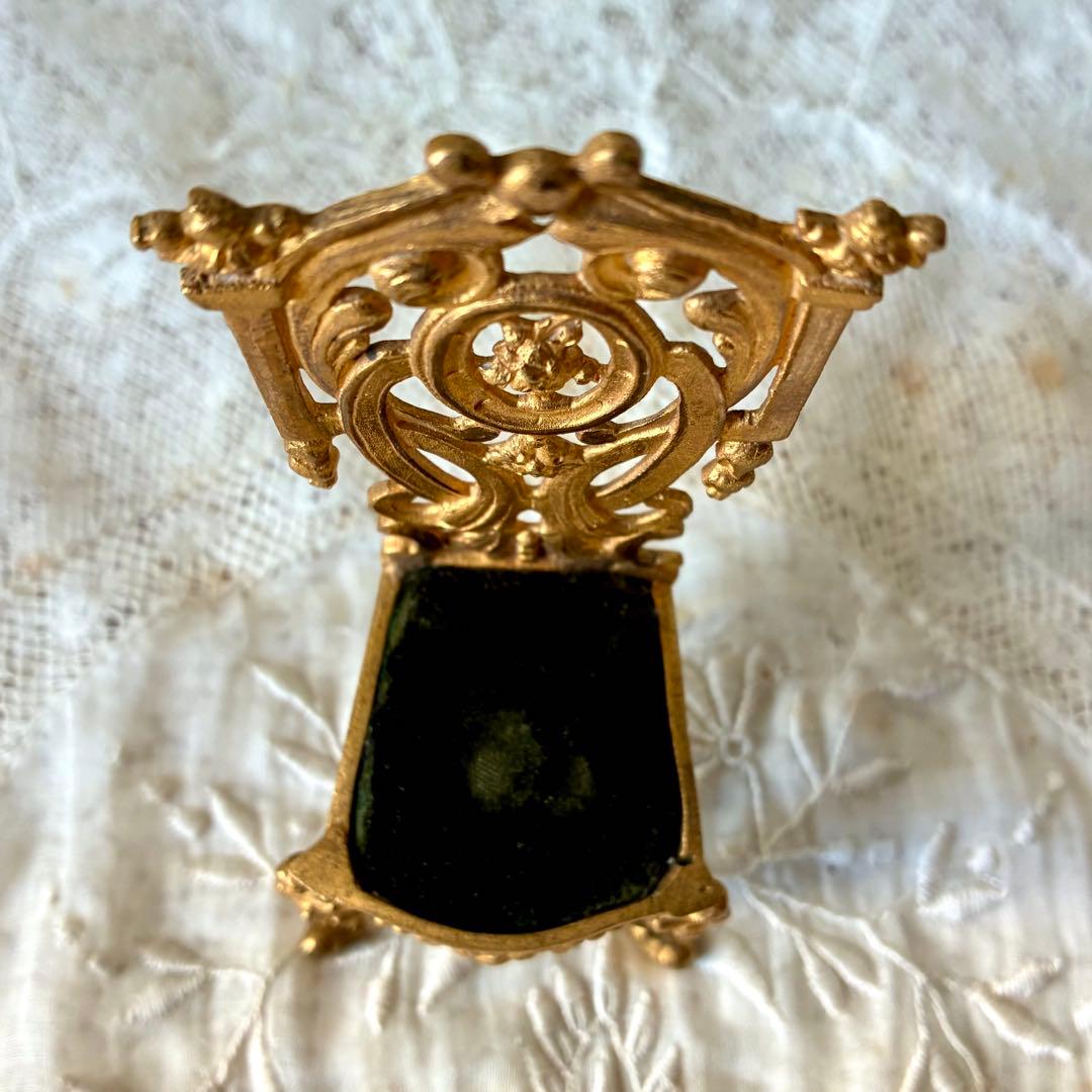 ドールチェア　人形用椅子　ミニチュアジュエリーディスプレイ　フランスアンティーク