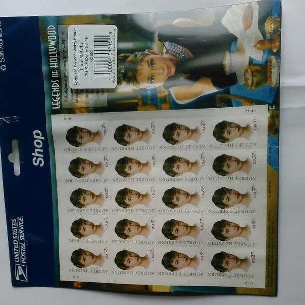 切手。USA 37セント。