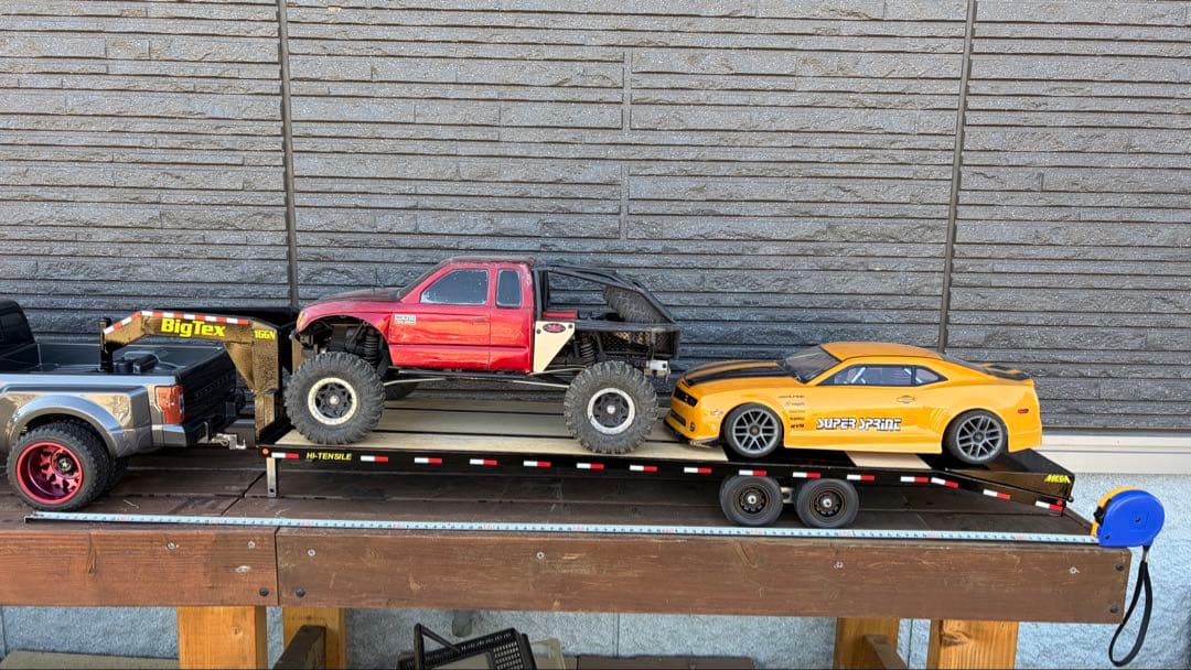 CEN F450 と　車載 トレーラー　（トラクサス scx10 rc4wd