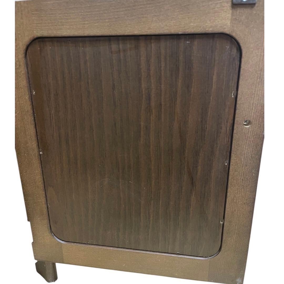 KARIMOKU カリモク　アンティーク家具　電話台　コンセント2口付き！