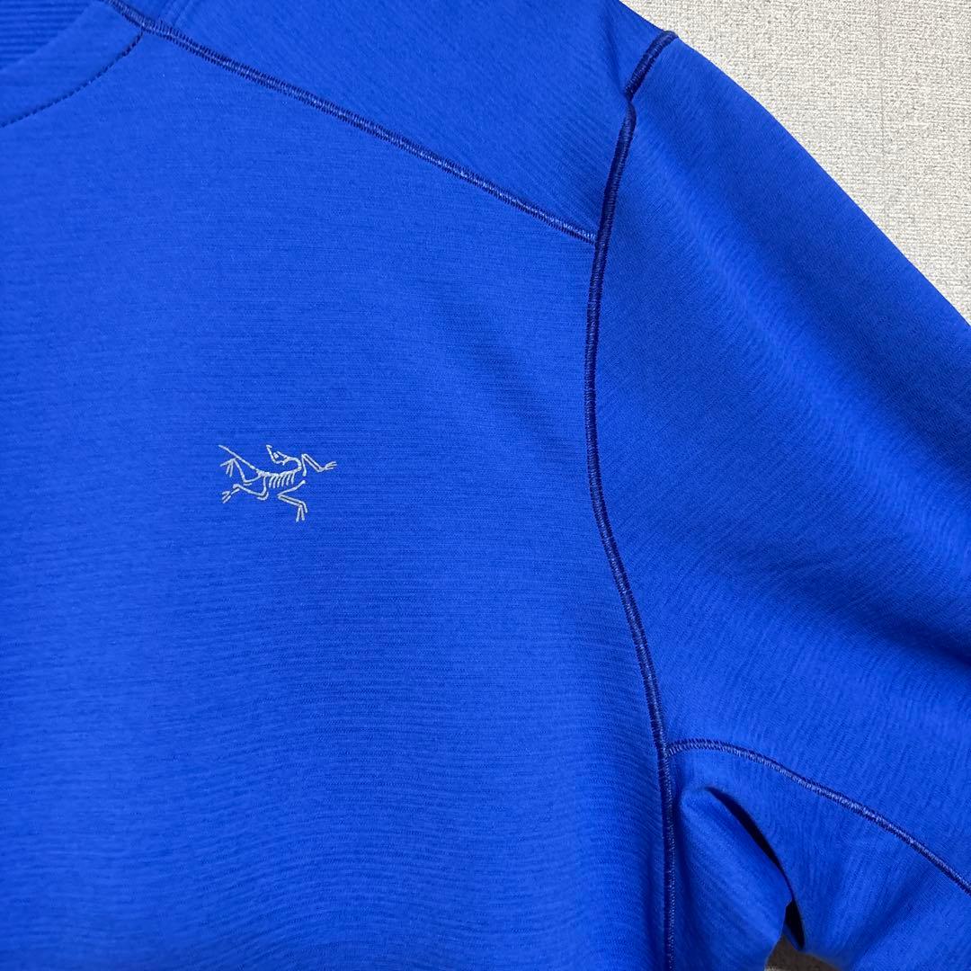 美品 ARC'TERYX ブルー 長袖 Tシャツ ロンT