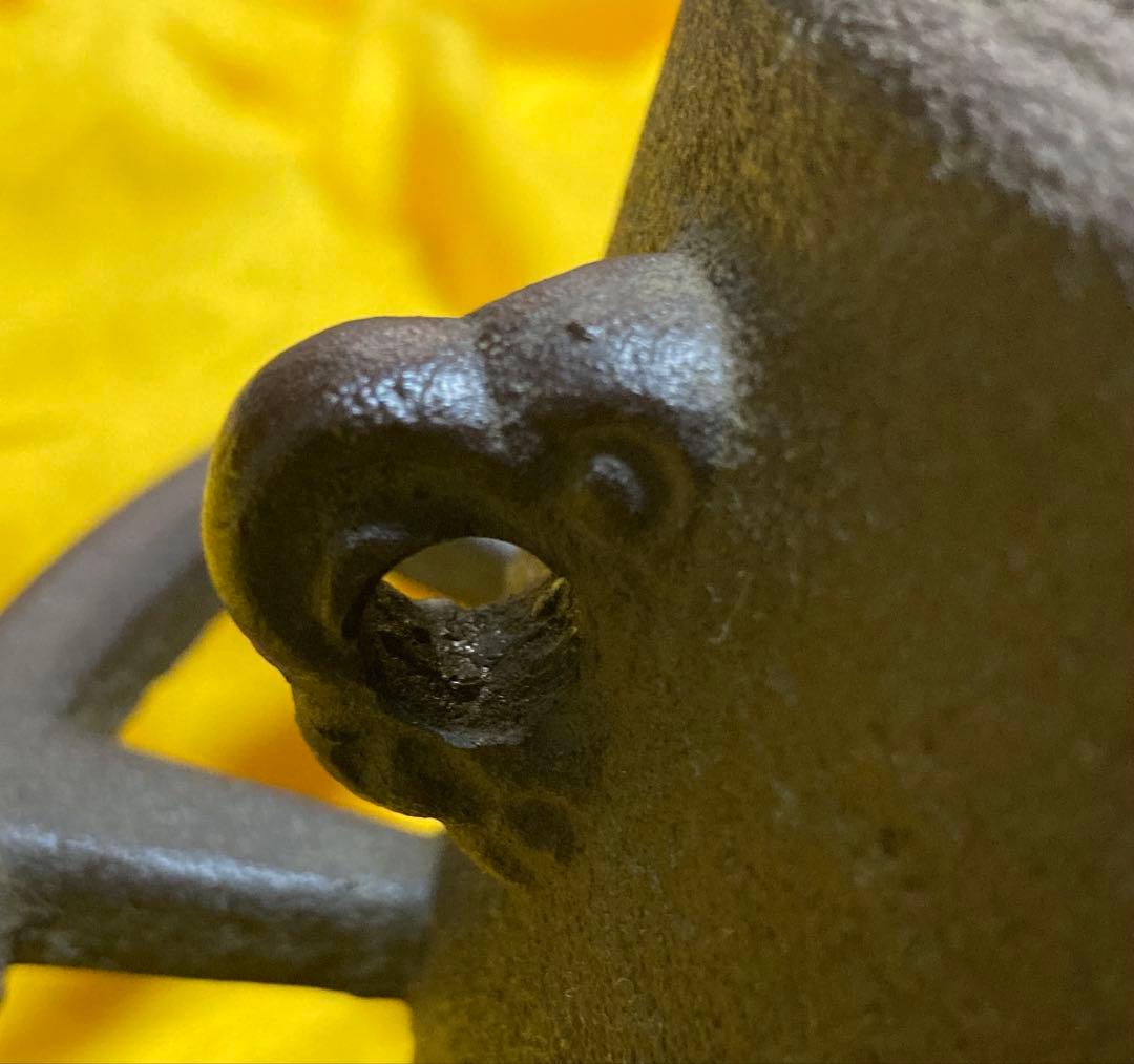 車軸釜、釜師庄司光洞作、未使用品