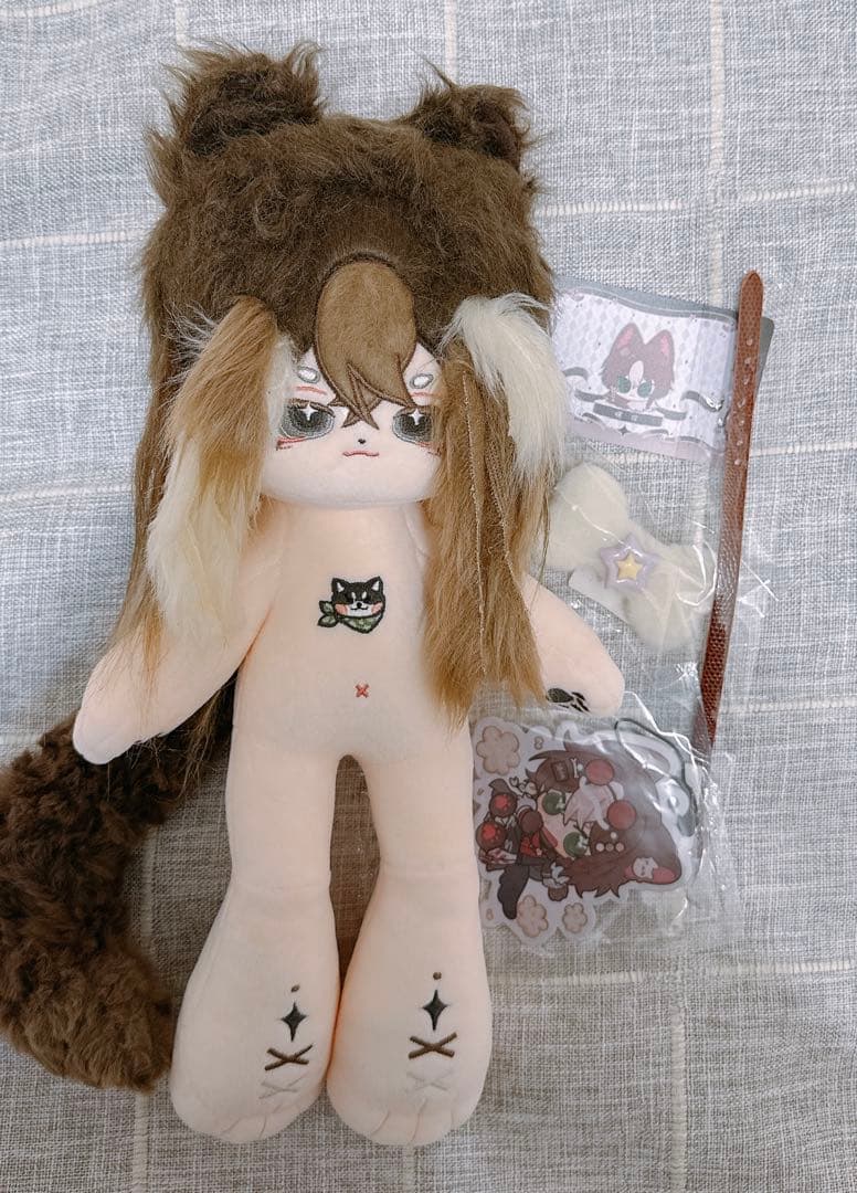 無属性 着せ替えぬいぐるみ オリジナル 30cm 骨入り R41 犬