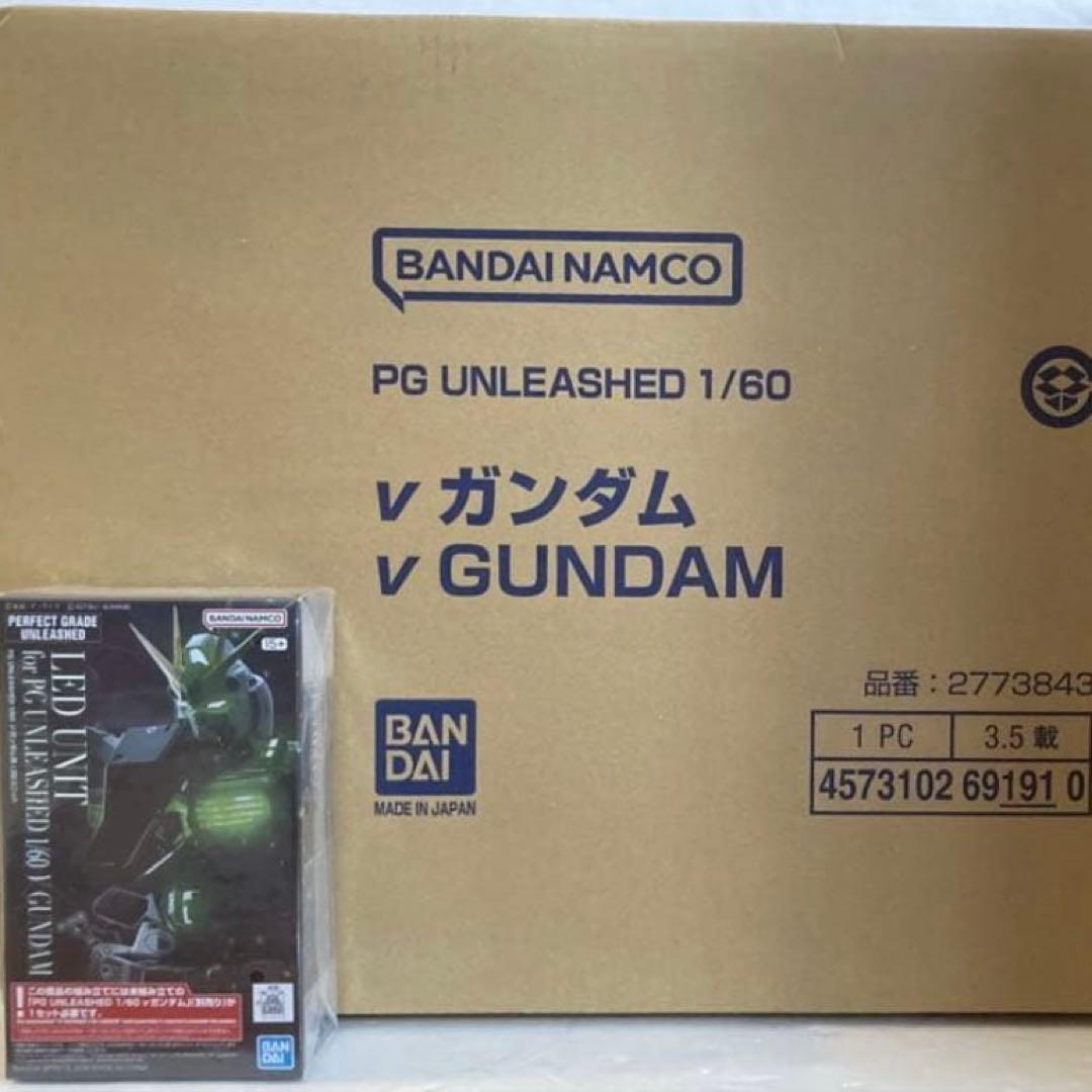 pg unleashed 1/60 νガンダム +ledユニットセット 未開封