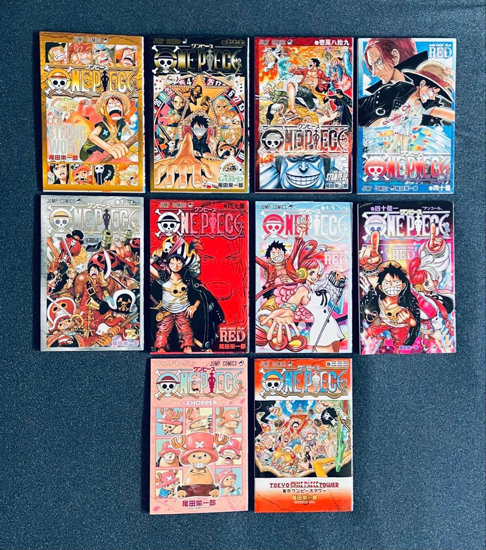 ワンピース　全113巻初版　帯☆チラシ全巻 + MEGA ボーナス
