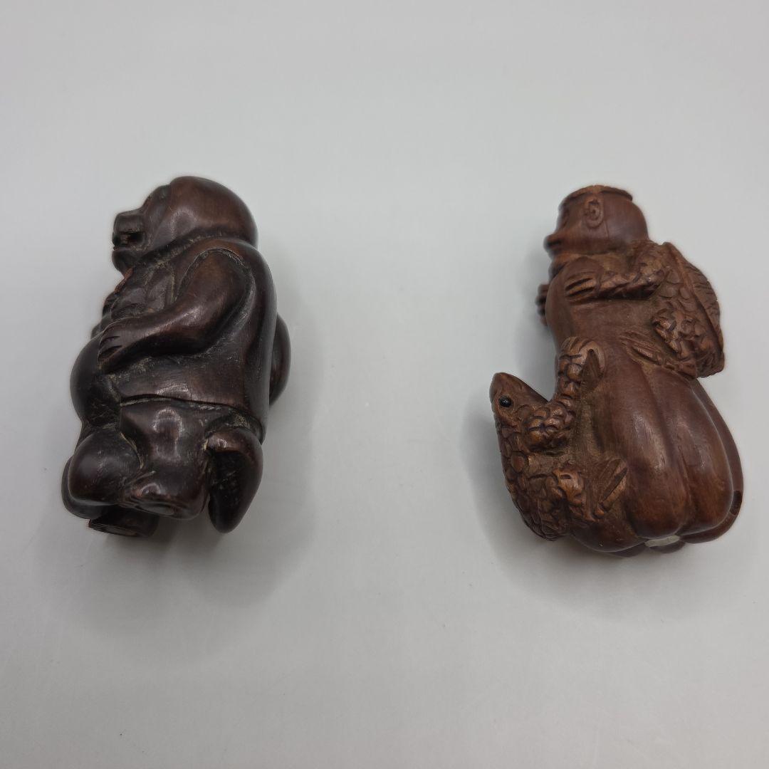 根付木彫り13点セット日昇米太郎