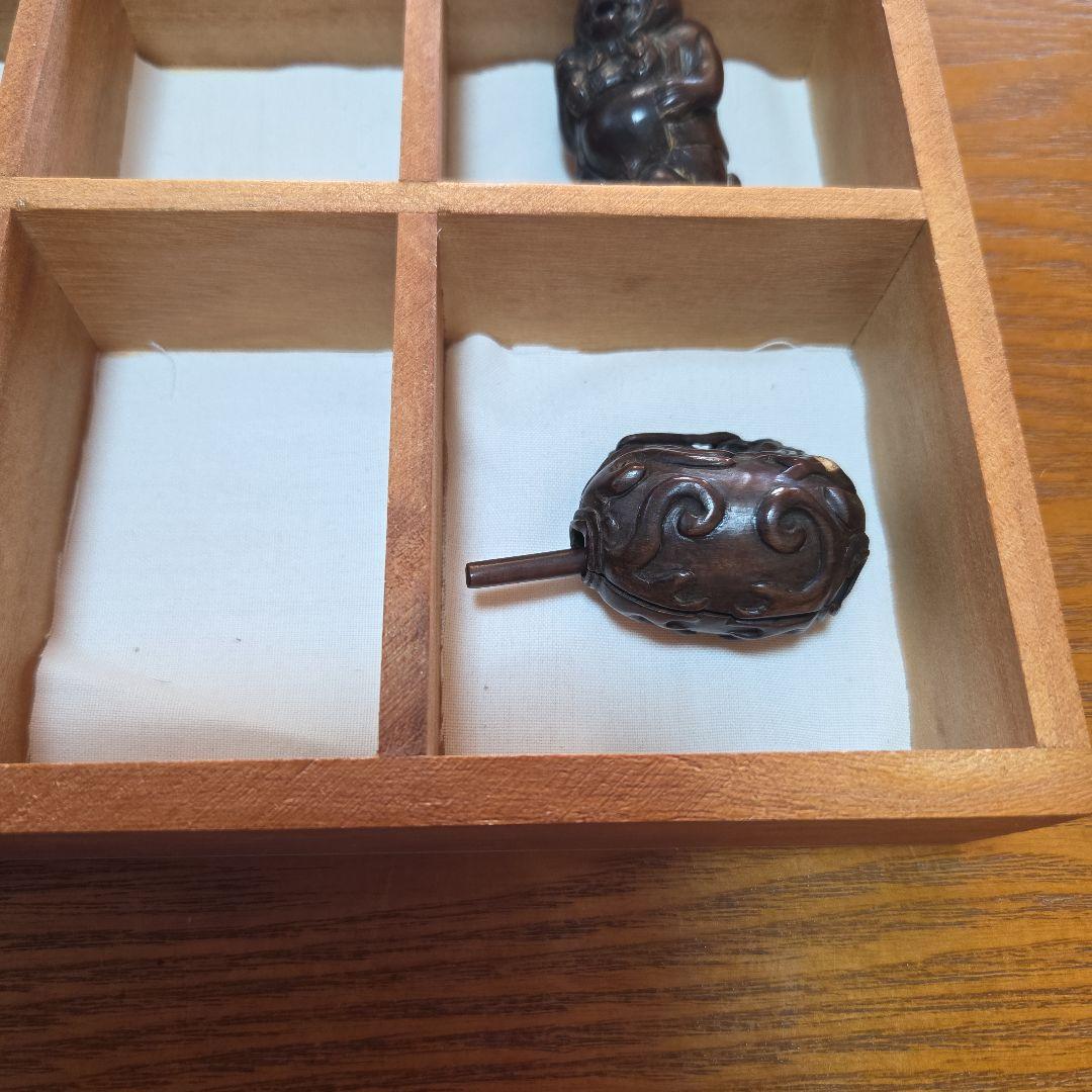 根付木彫り13点セット日昇米太郎