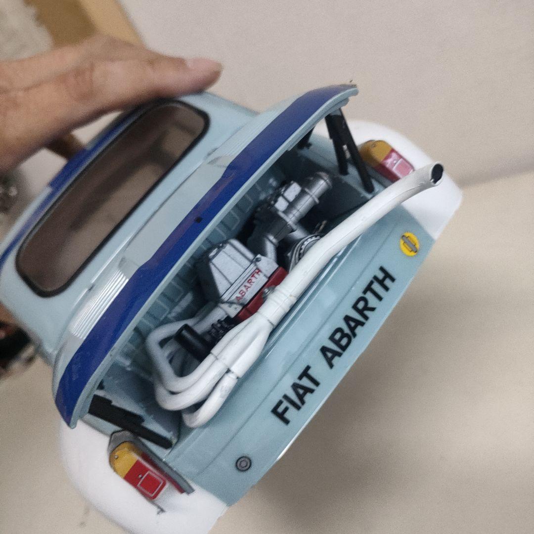 タミヤ MB-01シャーシ、 オプション装備、サーボ、フィアットボディ付き