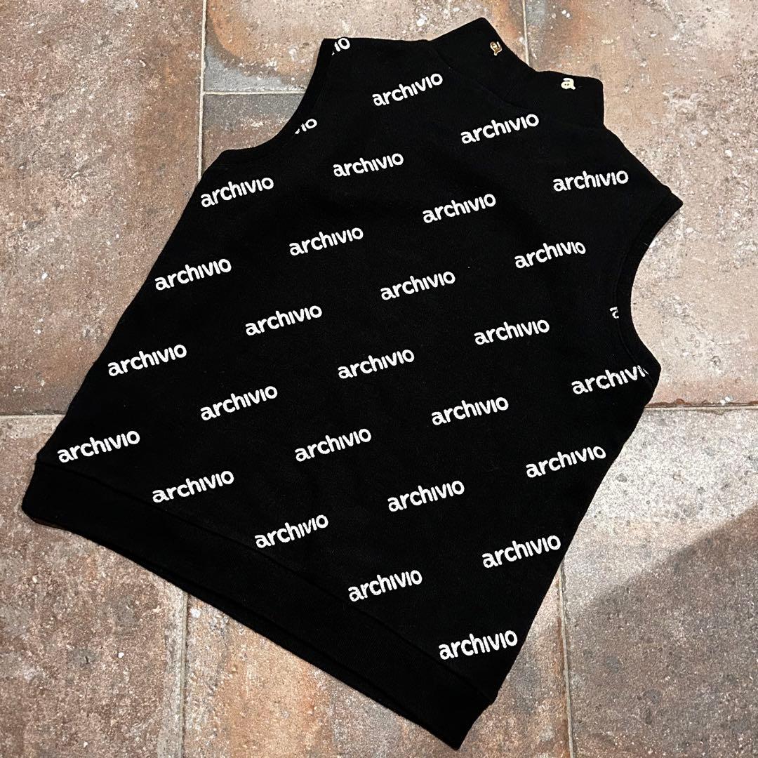 archivio ハイネック　ニット　ベスト　サイズ36