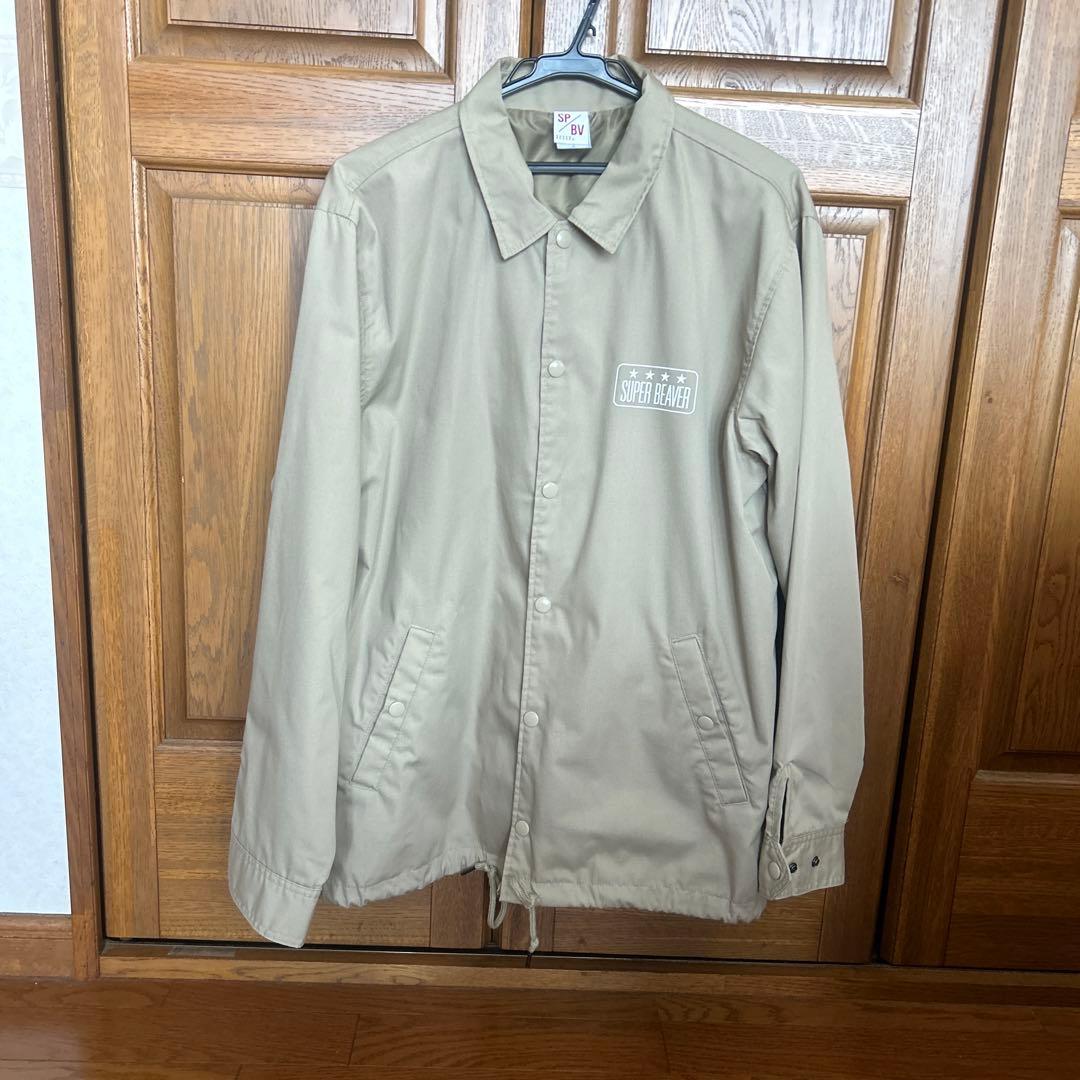 スーパービーバー　Lサイズ　受注生産コーチジャケット　中古　ベージュ