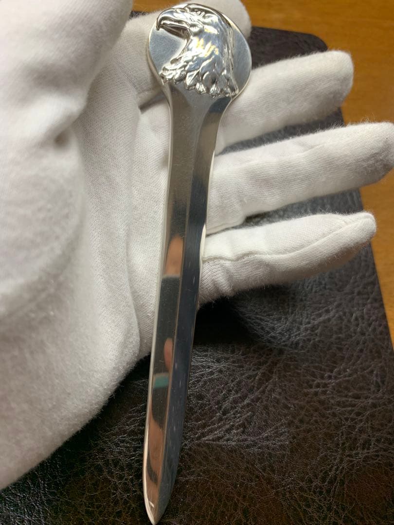 【TIFFANY純銀製】イーグルヘッド レターオープナー