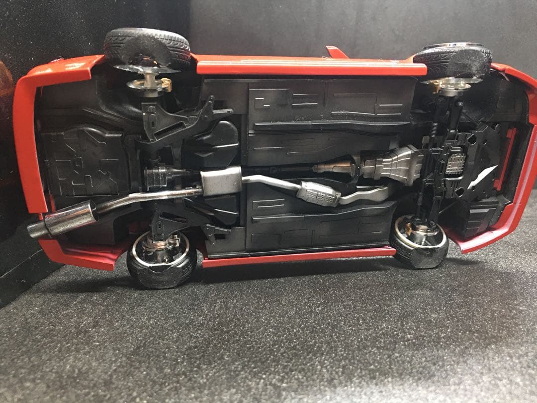 旧車プラモデル完成品1／２４アオシマs15シルビア