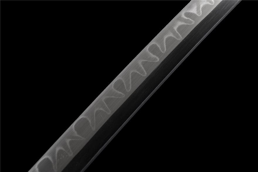 T 10焼刃木の葉紋侍刀『寒夜』日本刀 模造刀 居合刀