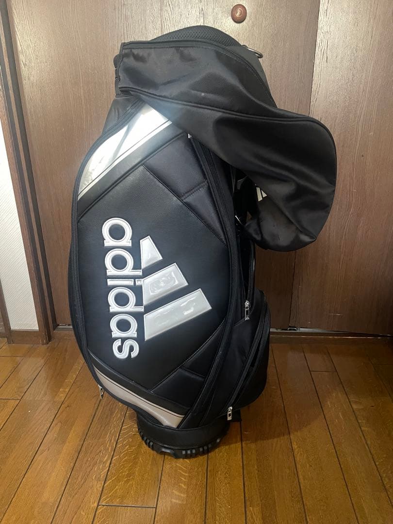 adidas ゴルフバッグ ブラック シルバー