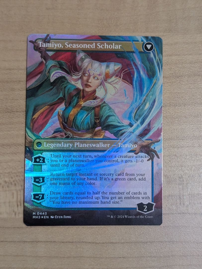 専用【知りたがりの学徒、タミヨウ】【ボーダーレス】【foil】【1枚】