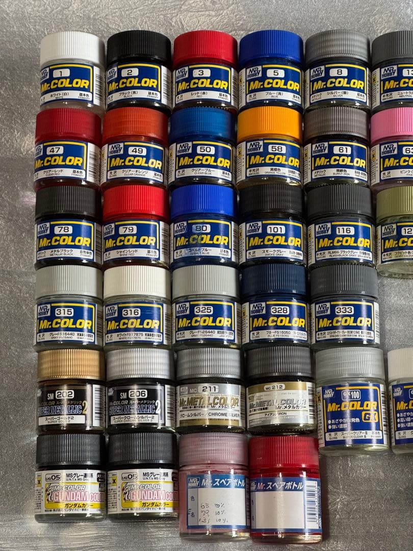 Mr.COLOR 溶剤系アクリル塗料 他 112本 セット