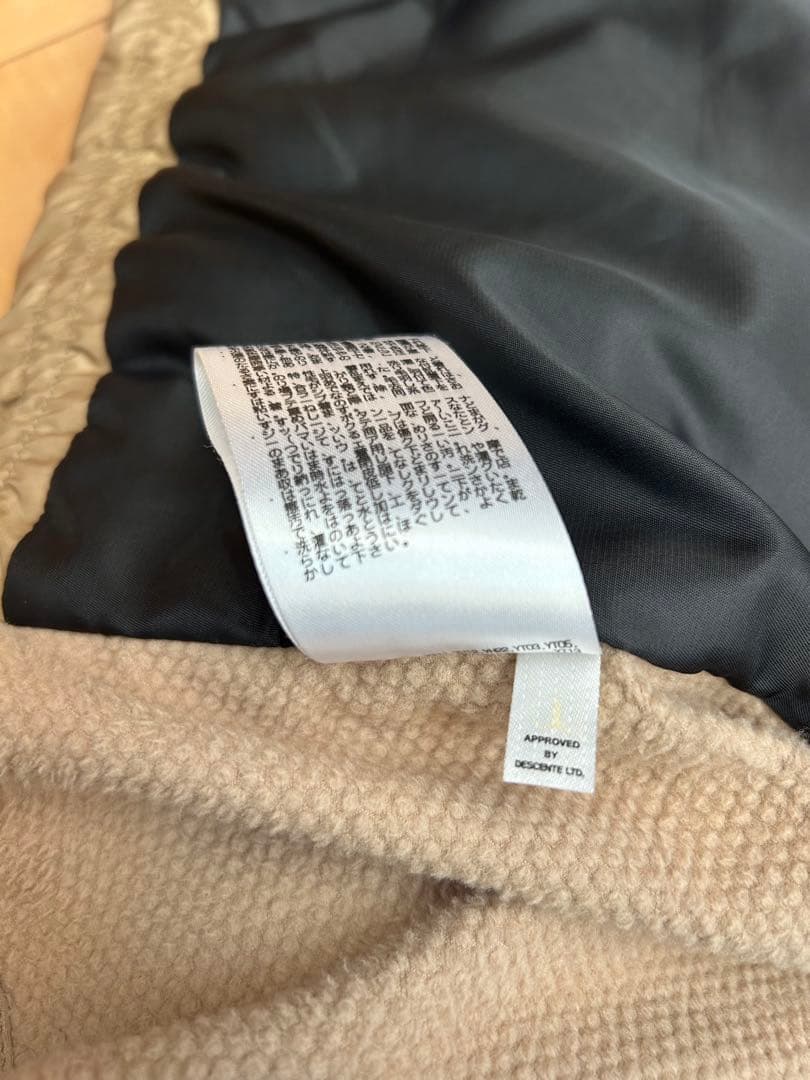 ナンガ、ルコックコラボ　ゴルフウェア ダウンジャケット ベージュ系