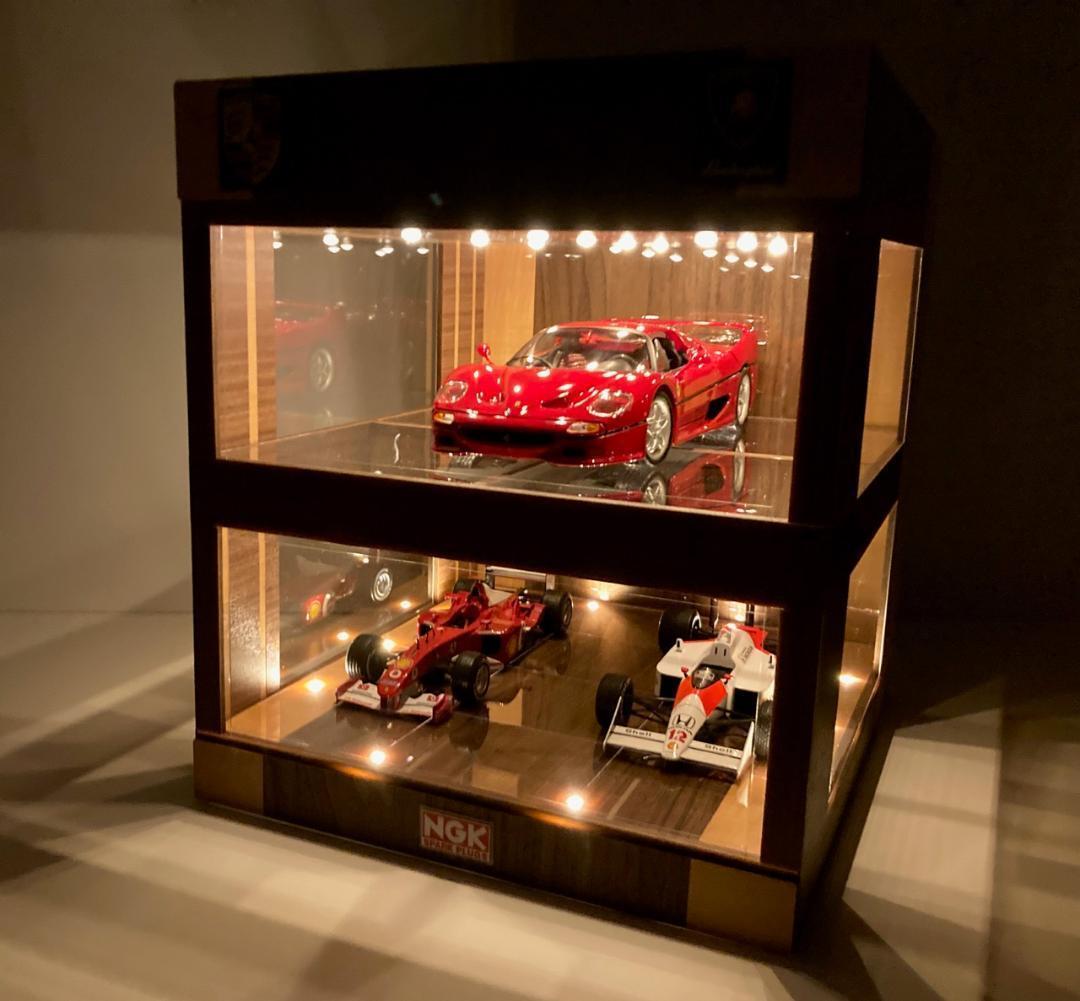 たけし・1/18展示6台可・3層式ディスプレーBOX/ネオジオラマ