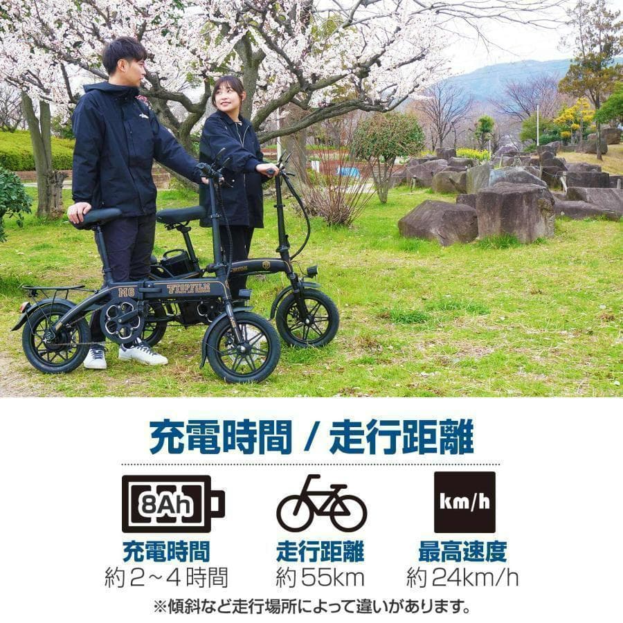 電動自転車 電動アシスト自転車 公道走行可 折りたたみ自転車 14インチ（M6）