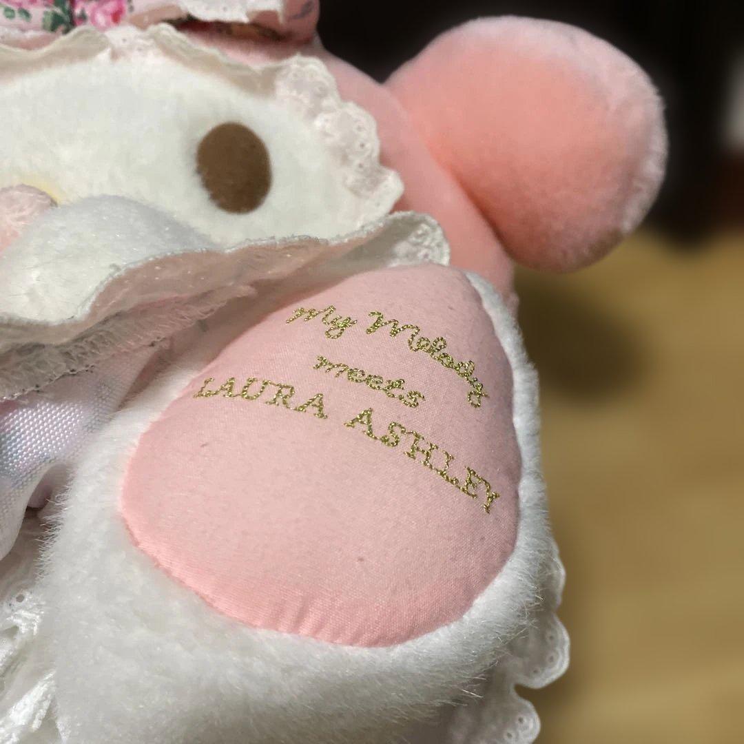 マイメロディ × ローラアシュレイ コラボ ぬいぐるみ 30cm 美品 激レア