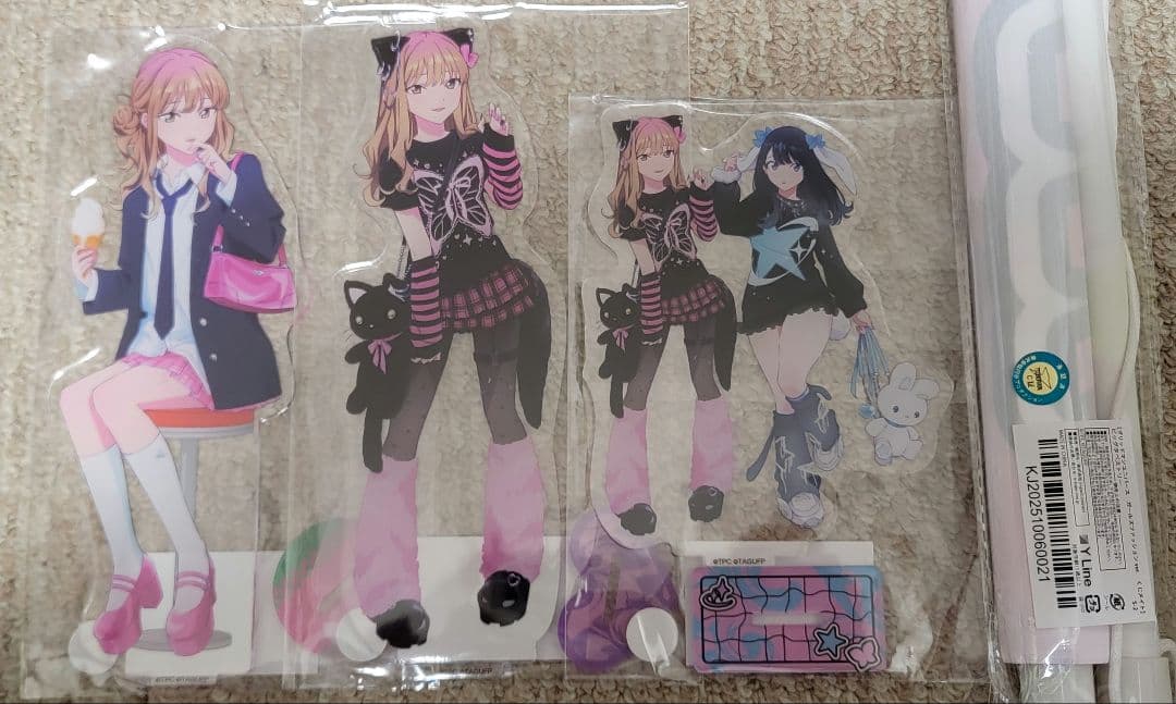 グリッドマンユニバース くじメイト 南夢芽 アクリルスタンド タペストリー