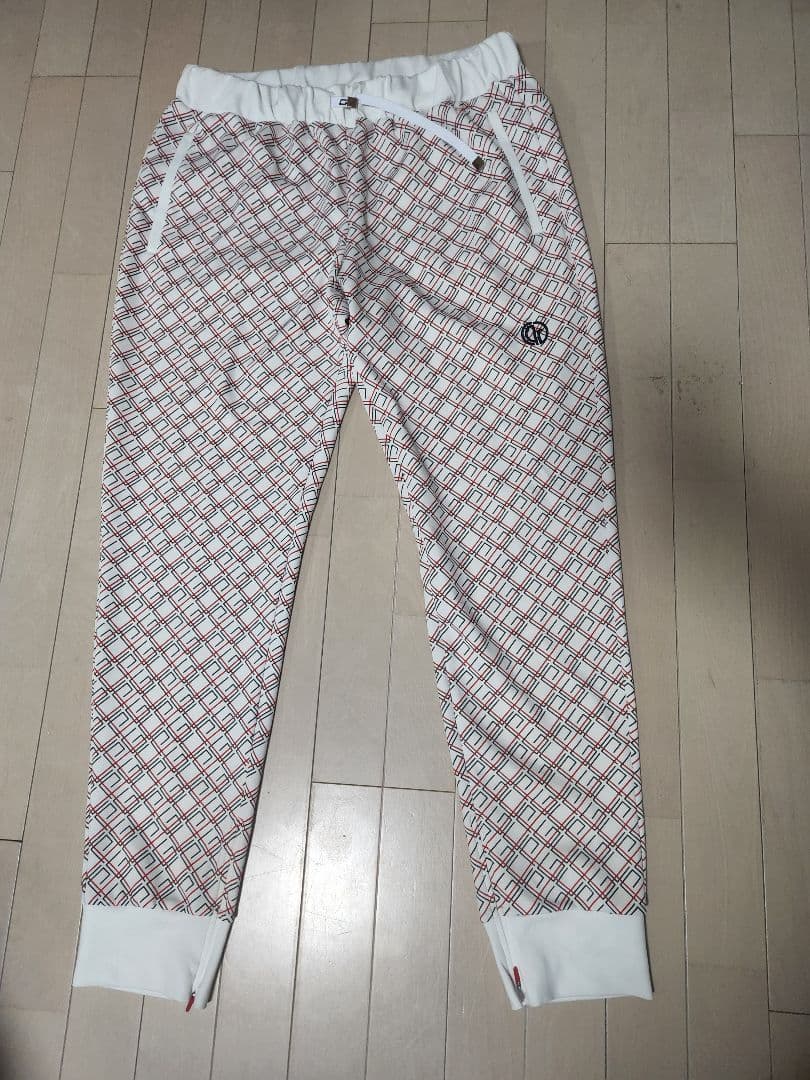 太*犬様 CPG ゴルフウェア フード付き格子柄セットアップ　3size