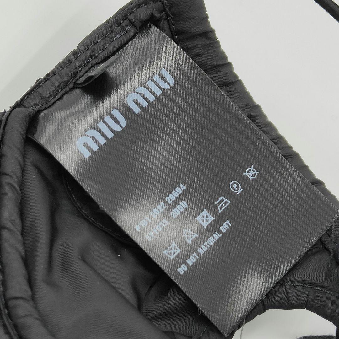 【激カワ】【miumiu】犬用 帽子ドッグキャップ ハット サンバイザー 黒