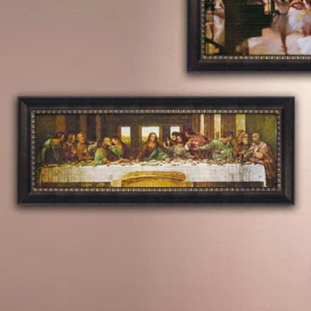 最後の晩餐　フレーム付き大型アート　キリスト