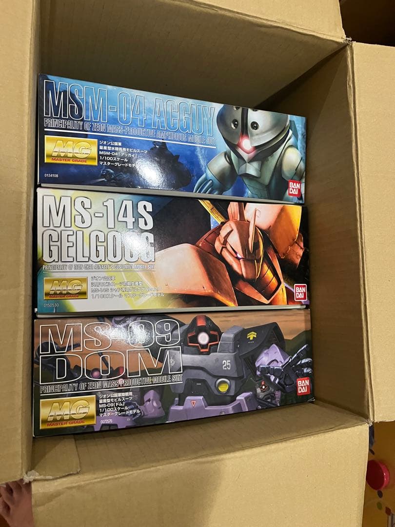 ロボット MS-14S GELGOOG/MSM-04 ACCQUY/MS-09 DOM