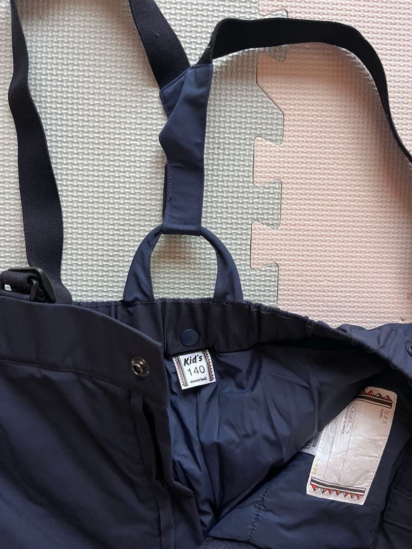 mont-bell キッズスノーウェア　上下セット130〜140