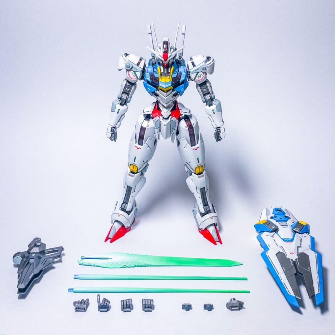 フルメカニクス 1/100 ガンダムエアリアル 塗装済み完成品