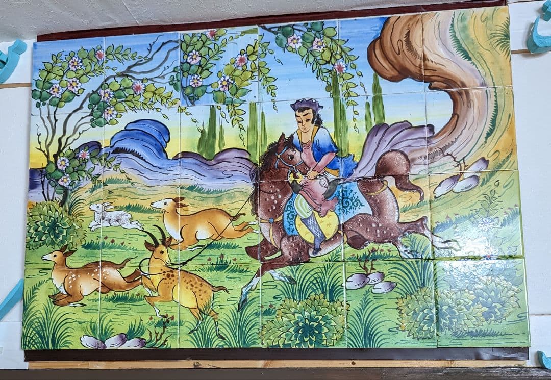 必見 美術品級絵画風手書きタイル