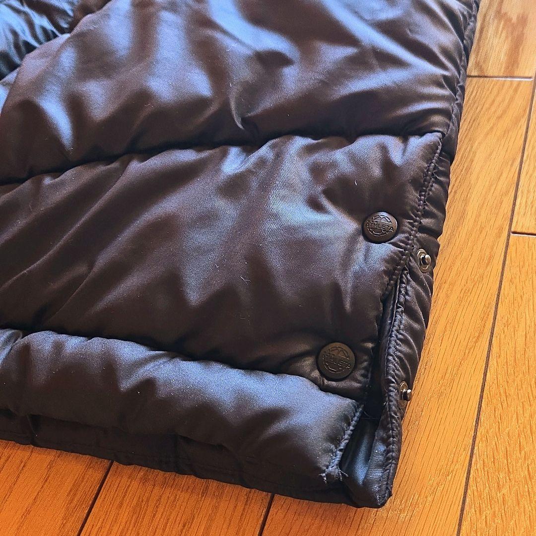 ATHLETA アスレタ ロングベンチコート サッカー 中綿 カモフラ 黒 XL