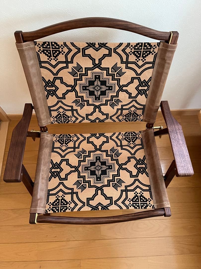 新品GARAKUDAダークブラウン YURAチェアKamping BigTote