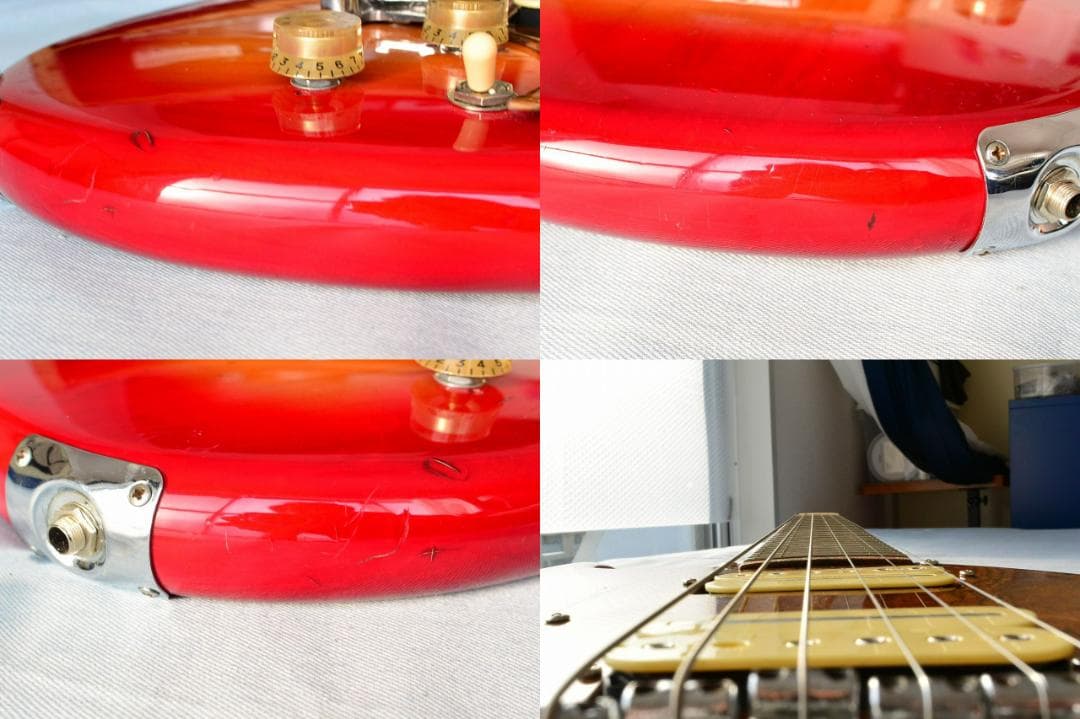 YAMAHA SF-3000 ワンオフ 2ハム化 特製ピックガード＆ロッドカバー