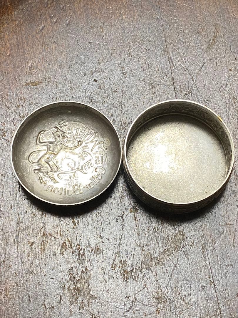 アンティーク デビル アクセサリー ケース ピルケース バイカー ハーレー 古着