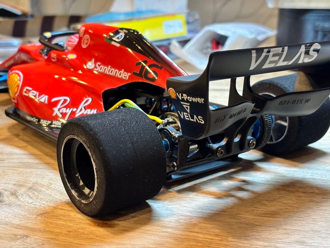 【新品！】1/10 F1 F104ボディ フェラーリ　ルクレールモデル