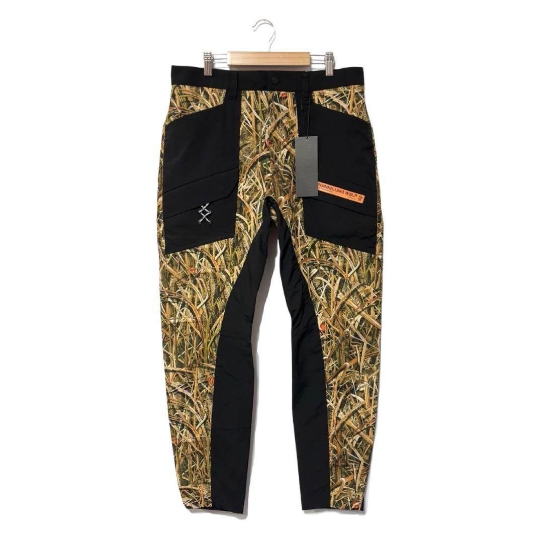 新品 ラッセルノ ゴルフ コンバット ポケット ロングパンツ カモ 迷彩 XL6