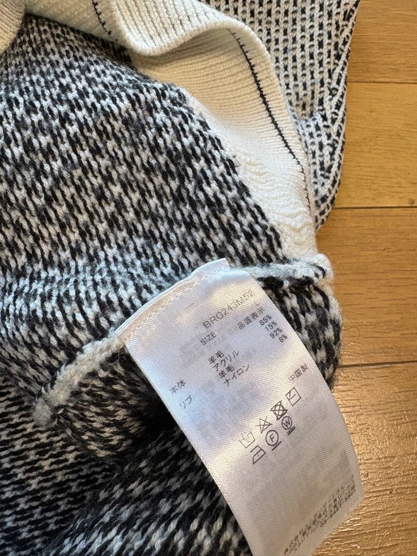 BRIEFING ニット　ロゴセーター L