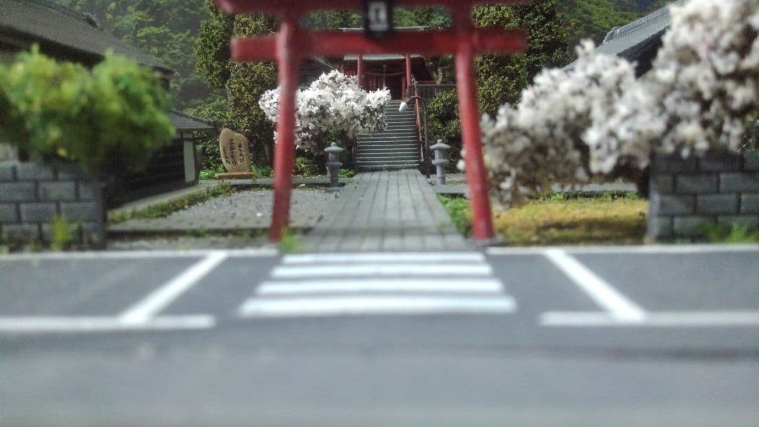 プラモデル✨神社✨寺✨お城✨ミニチュア✨ジオラマ✨３０㎝×２４㎝✨製作受付中❗