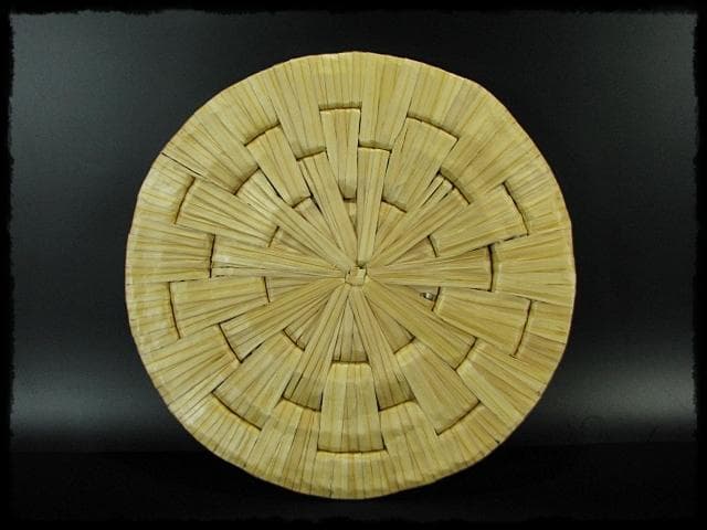 円座 5枚揃 茶道具 露地道具 網代 立礼 座布団 f316