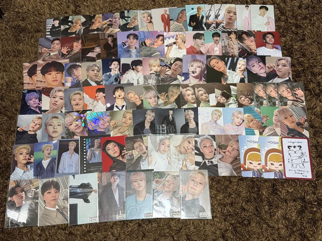 SEVENTEEN 　公式　特典　グッズ　トレカ　全メンバー　1000点以上