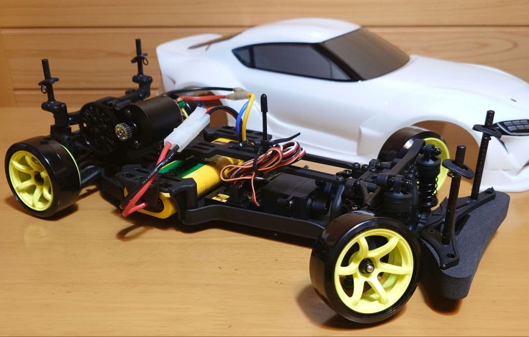 アライブフーン映画S15シルビアLEDボディ＆ヨコモドリパケ2WDフルセット完成