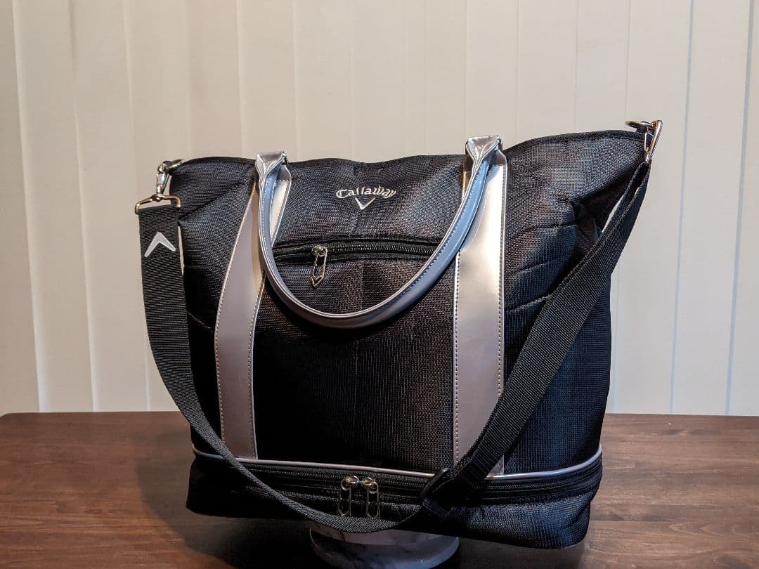 キャロウェイ　2way エナメル　系　トートバッグ　ショルダーバッグ　ゴルフ　靴