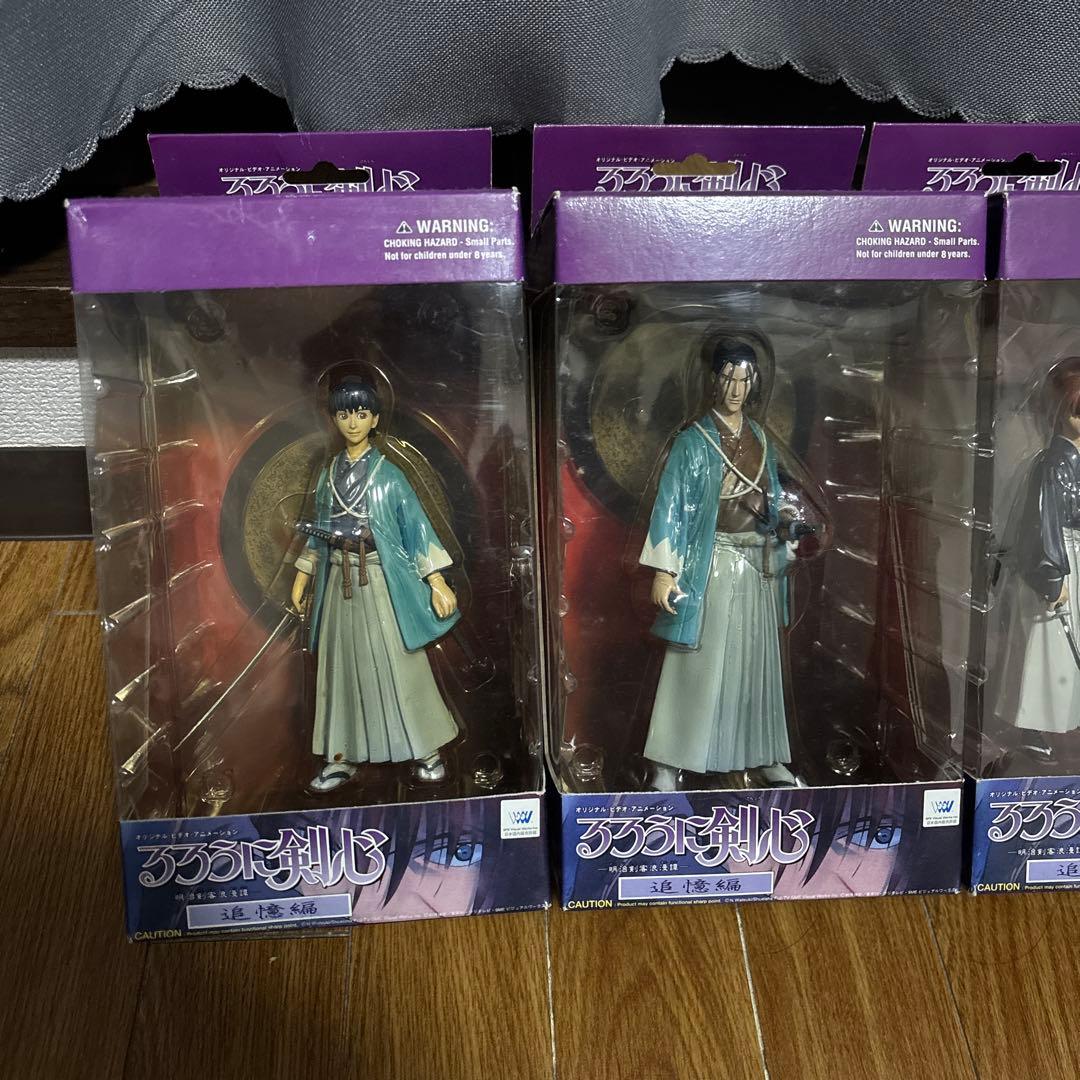 るろうに剣心 追憶編 緋村剣心 雪代巴 斎藤一 沖田総司 フィギュア 4体セット