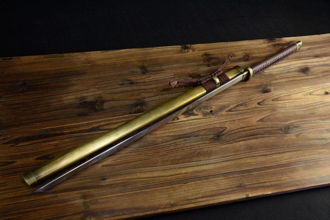 新型：02155 日本刀 模造刀 居合刀 武士道 武蔵 鑑賞用 手鍛造打