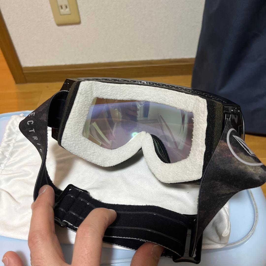 ELECTRIC × VOLCOMコラボモデル　ミラーレンズ ゴーグル