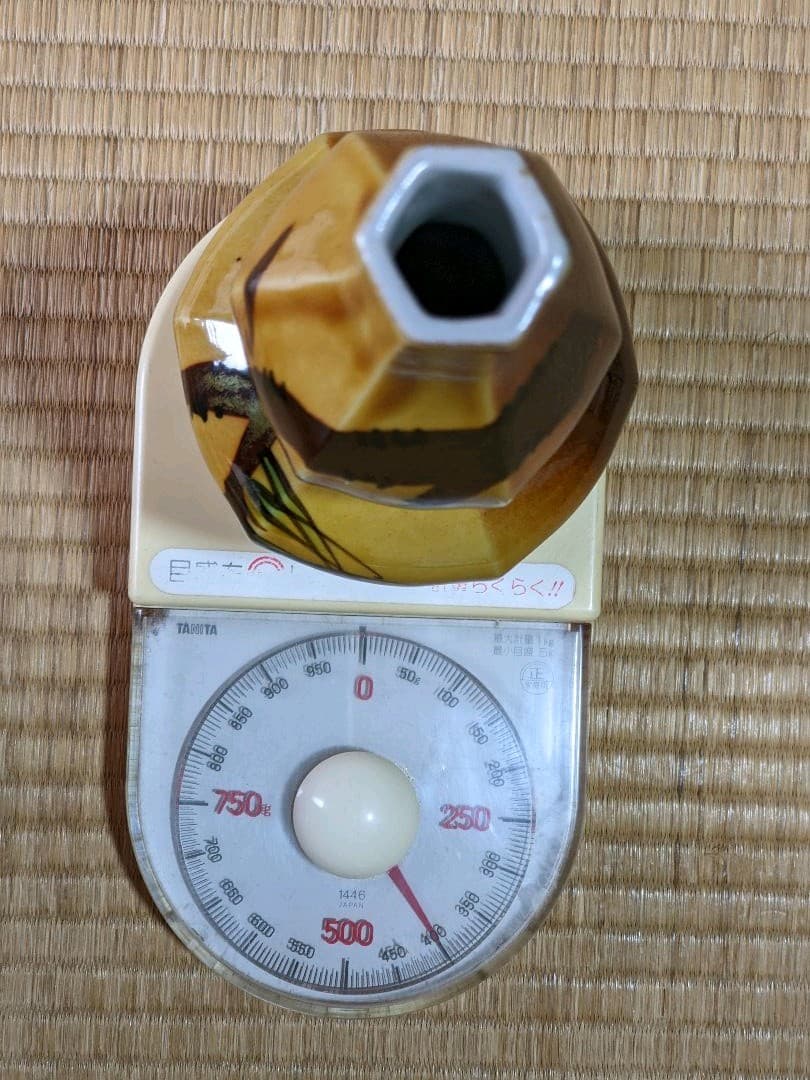 ♦九谷焼 二代 浅蔵五十吉造 瓢形六角 瓶 花瓶 アンティーク骨董品コレクション